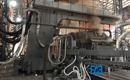 我公司為江蘇客戶建造的70噸電爐試生產一個月驗收合格